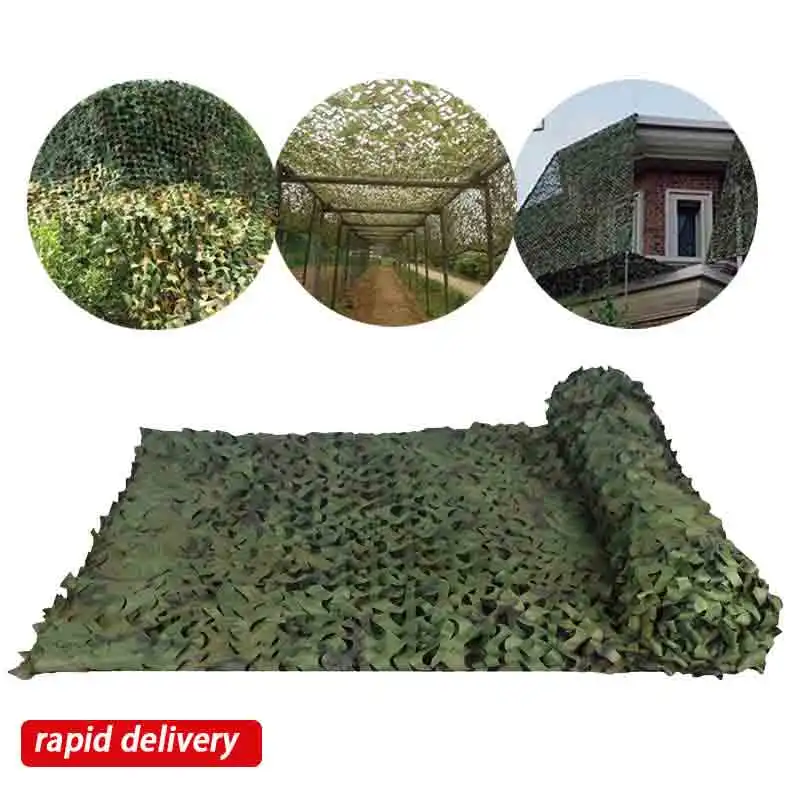 1PC 3x5m /2x1m Hunting Camouflage Nets Woodland training Camo netting Car Covers Tent Shade Camping Sun Shelter