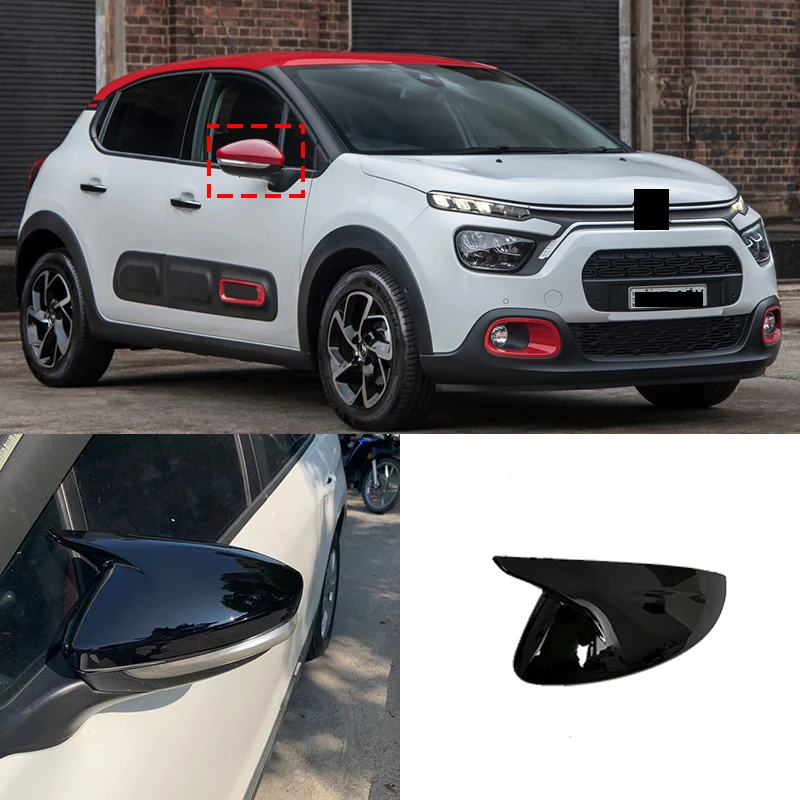 for Citroen C3 2020 2021 2022 C4 Cactus 2018 2019 2020 rearview mirror housing modification, exterior reverse mirror housing