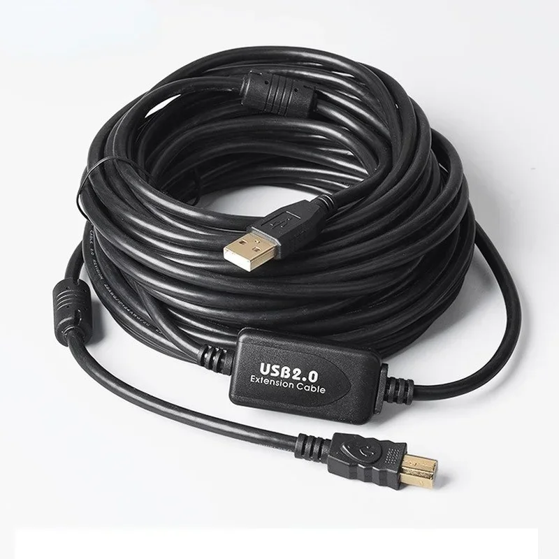10m 15m USB 고속 2.0 A-B 남성 케이블 초고속 동기화 데이터 프린트 케이블 (프린터 코드용)