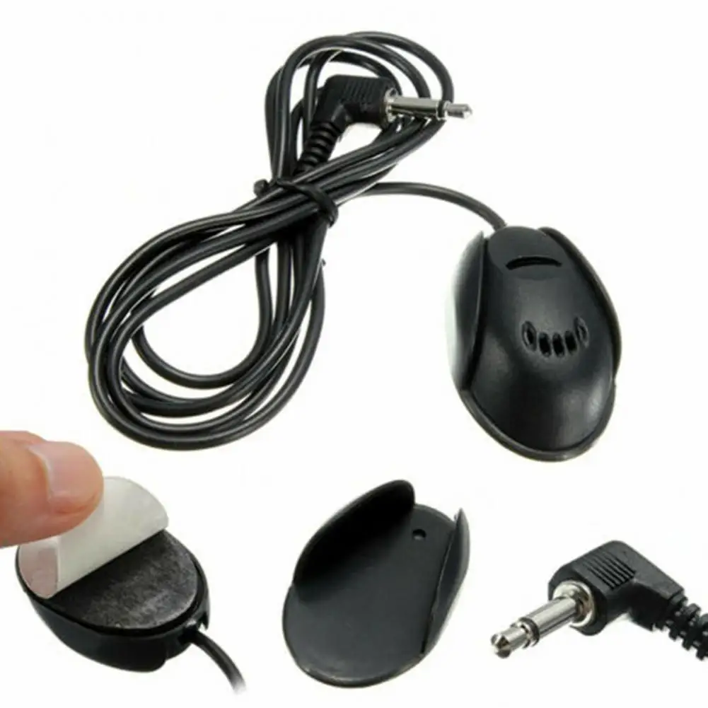 Car Navigation Microphone for Car Plug Play Paste 3.5mm Wired Ominidirectional External Bluetooth Microphone