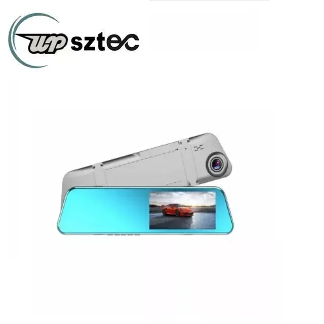 Grabador de conducción con grabación dual frontal y trasera HD, grabadora de vídeo con disco duro para coche, imagen de marcha atrás DVR