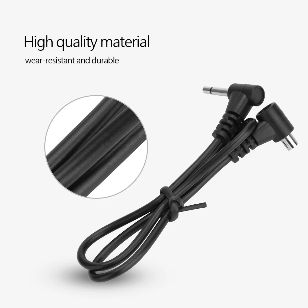 Flash PC Cord PC Sync Cable Sync Cable Sync Cord 12-Inch/30CM Lightweight Flash PC Sync Cord 2.5mm Plug to Male PC Sync Cable