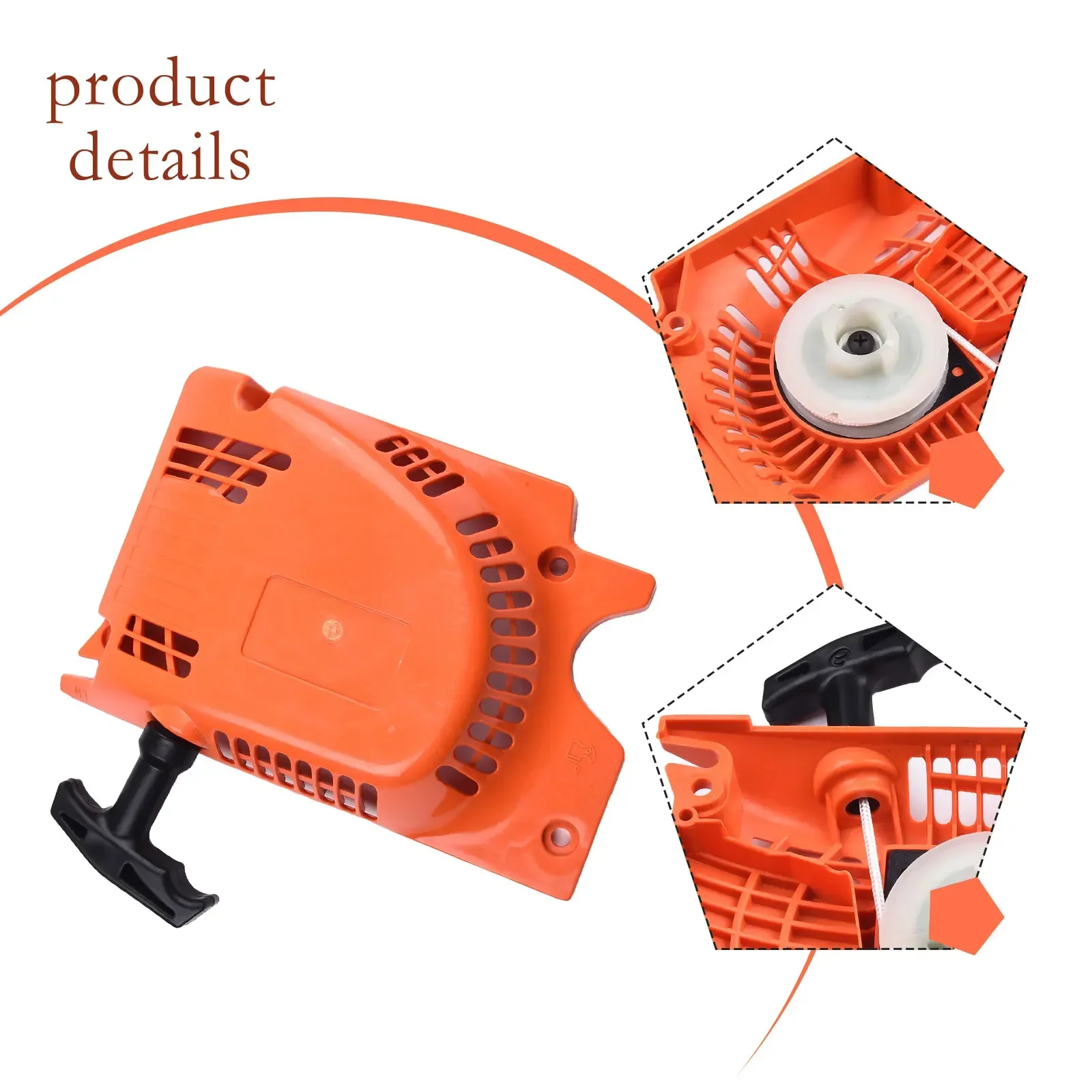 Easily Installed Recoil Starter Parts Designed Specifically For Chinese Chain Saws In The Range Of Engine Sizes Available image 6