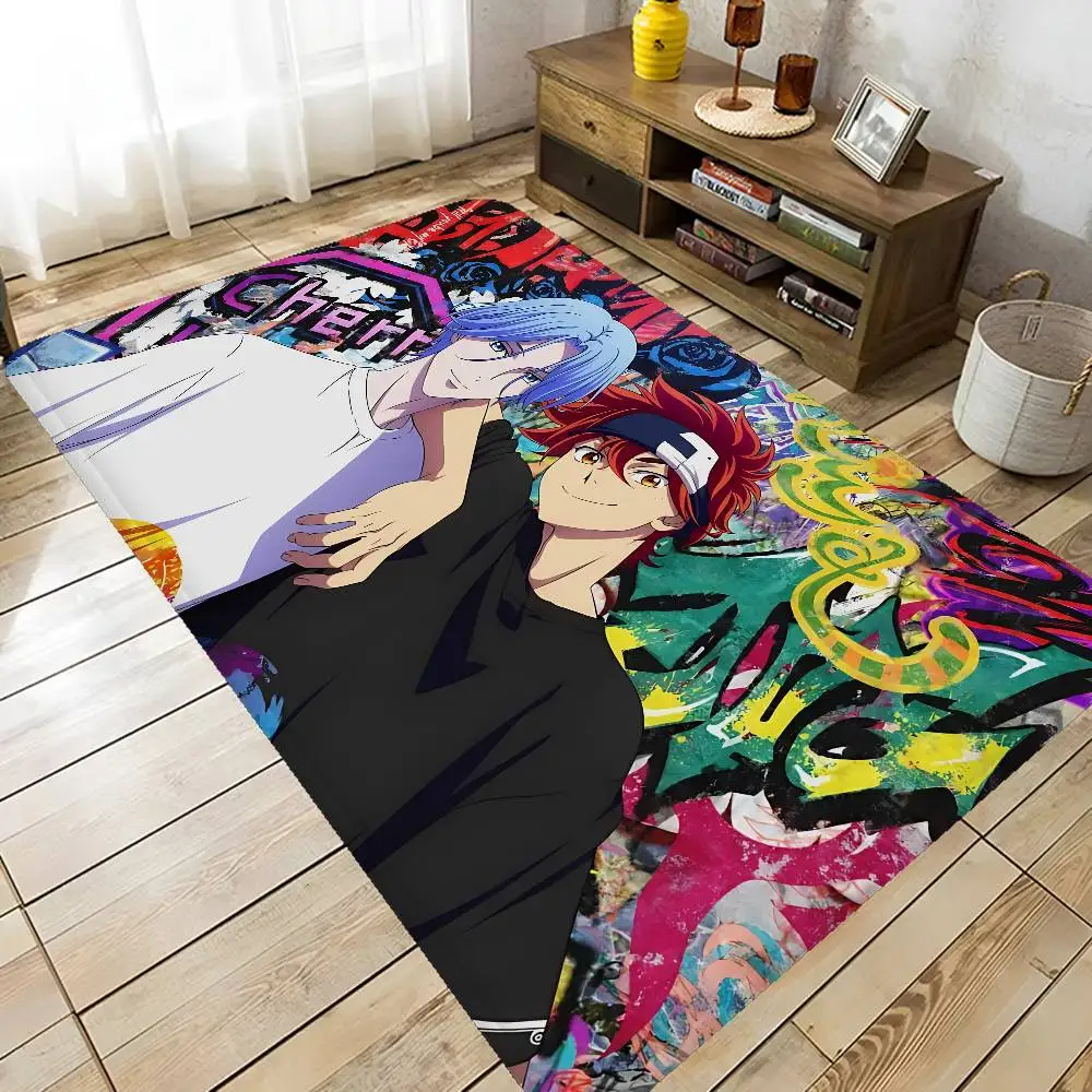 Anime SK8 The Infinity Room Mats Retro Multiple Choice Living Room Kitchen Rug Non-Slip Welcome Rug