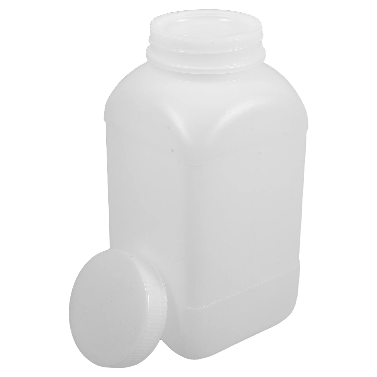 

2Pcs Wide Mouth Reagent Bottles White Plastic Lab Storage Containers Leak Proof Chemical Reagent Bottles 1000ml