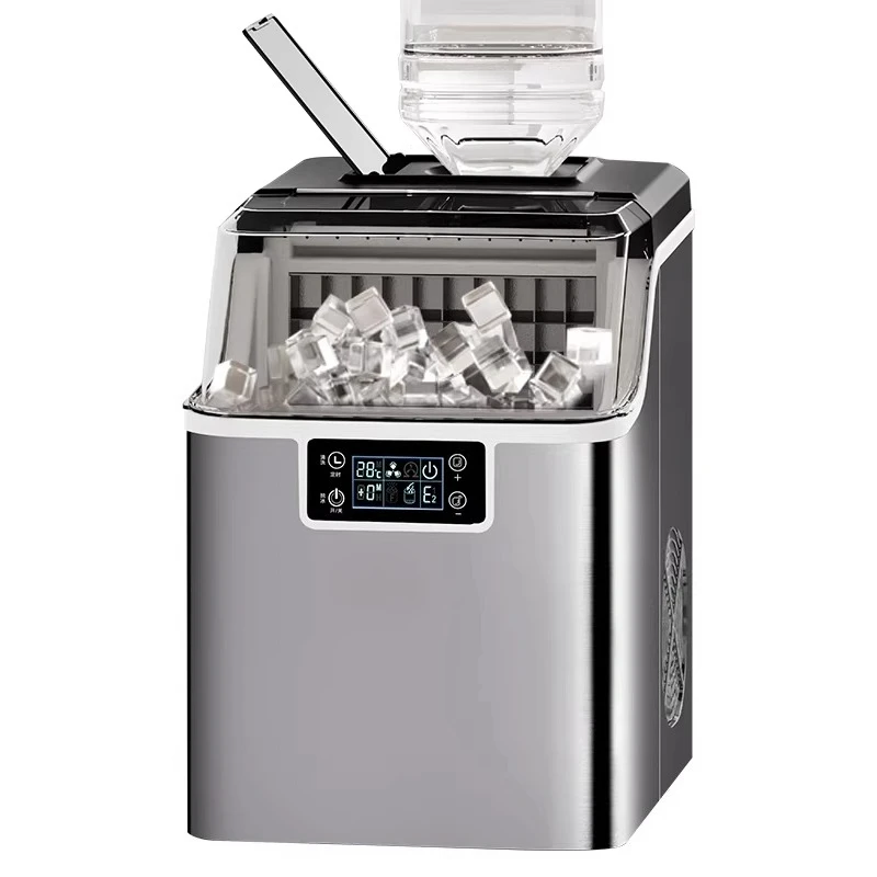Small Household Square Ice Maker, Antibacterial, Ultra-Large Capacity, Rapid Ice Making