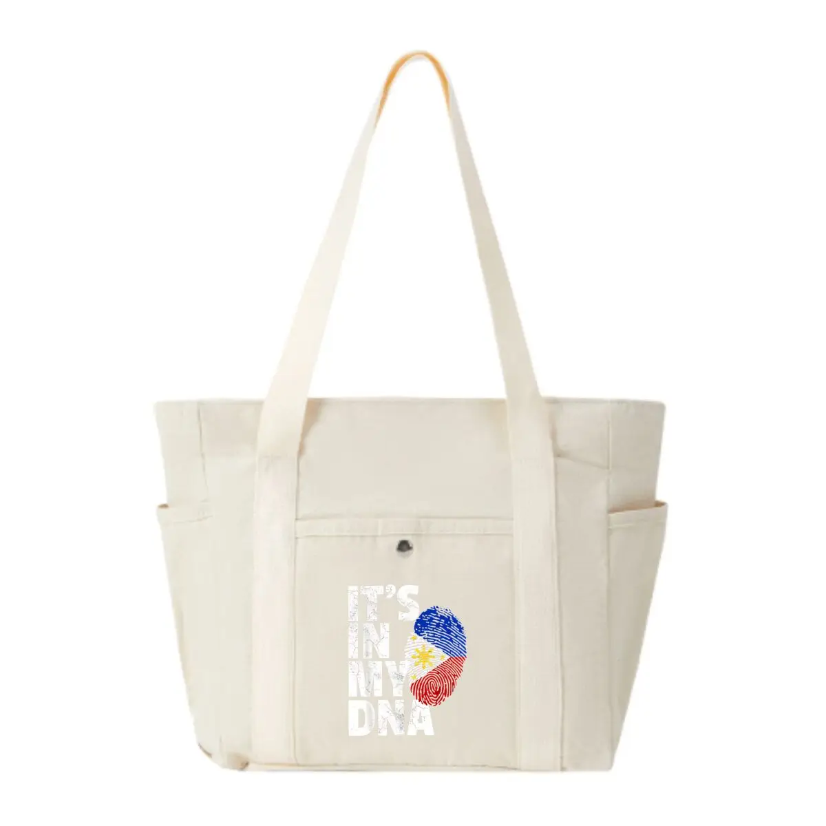 

Представительство отпечатков пальцев флага, винтажная новая женская сумка на плечо, простая холщовая сумка-тоут, повседневная дорожная сумка