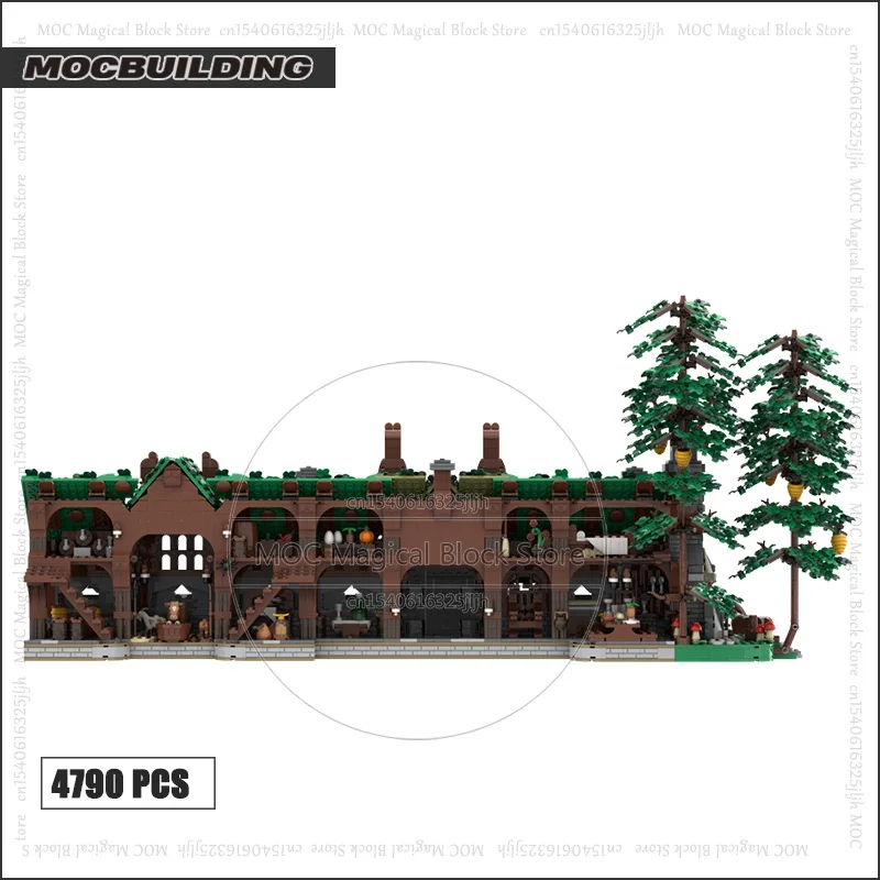 UCS De Movie House MOC Bouwstenen Kasteel Diorama Architectuur Display Technologie Bricks DIY Assemblage Model Speelgoed Kerstcadeau