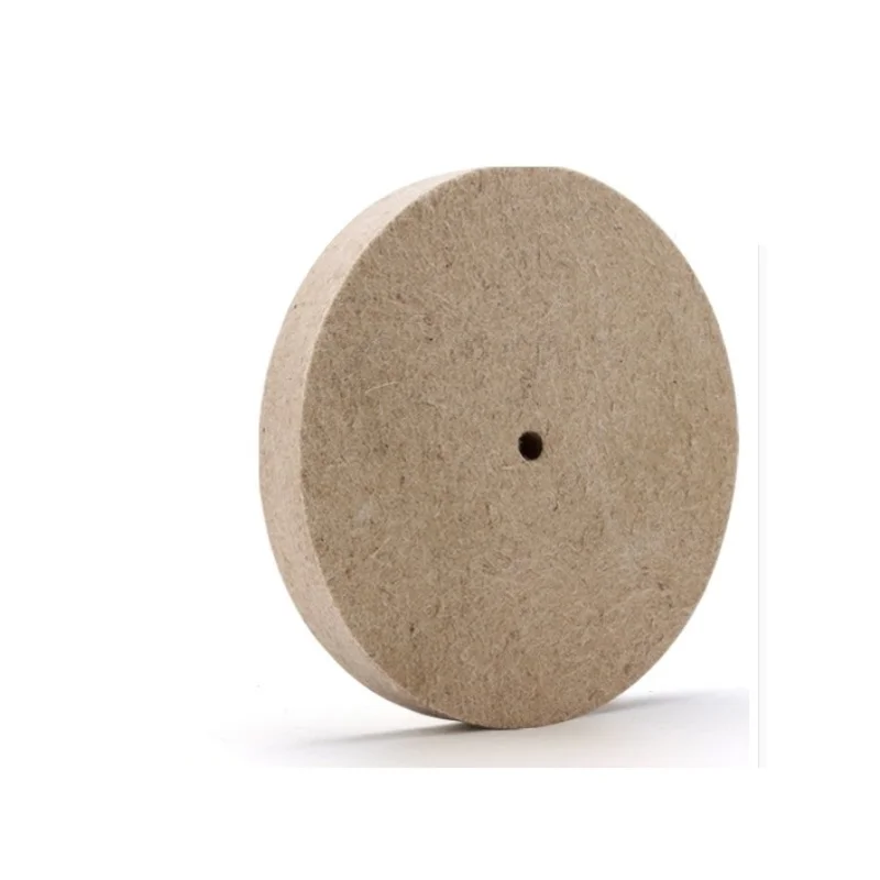 

1Pc 150mm Felt Wool Buffing Polishing Wheels Pads Polisher Size 150mm(OD)*30mm(TH)*10mm(ID)