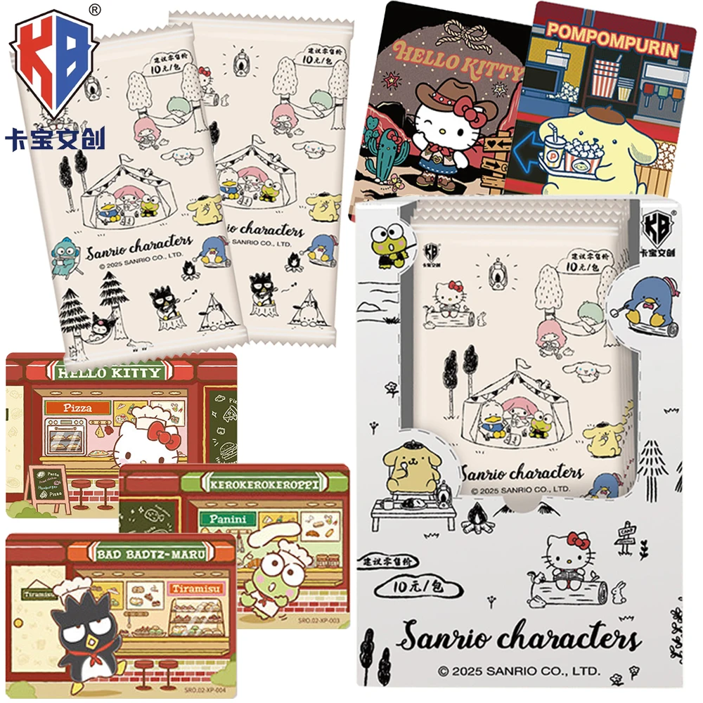 

Новая оригинальная коллекционная карта Kabao Sanrio, креативная серия сцен для кинотеатра, детская карта, как милая мультяшная звезда, креативная подарочная игрушка