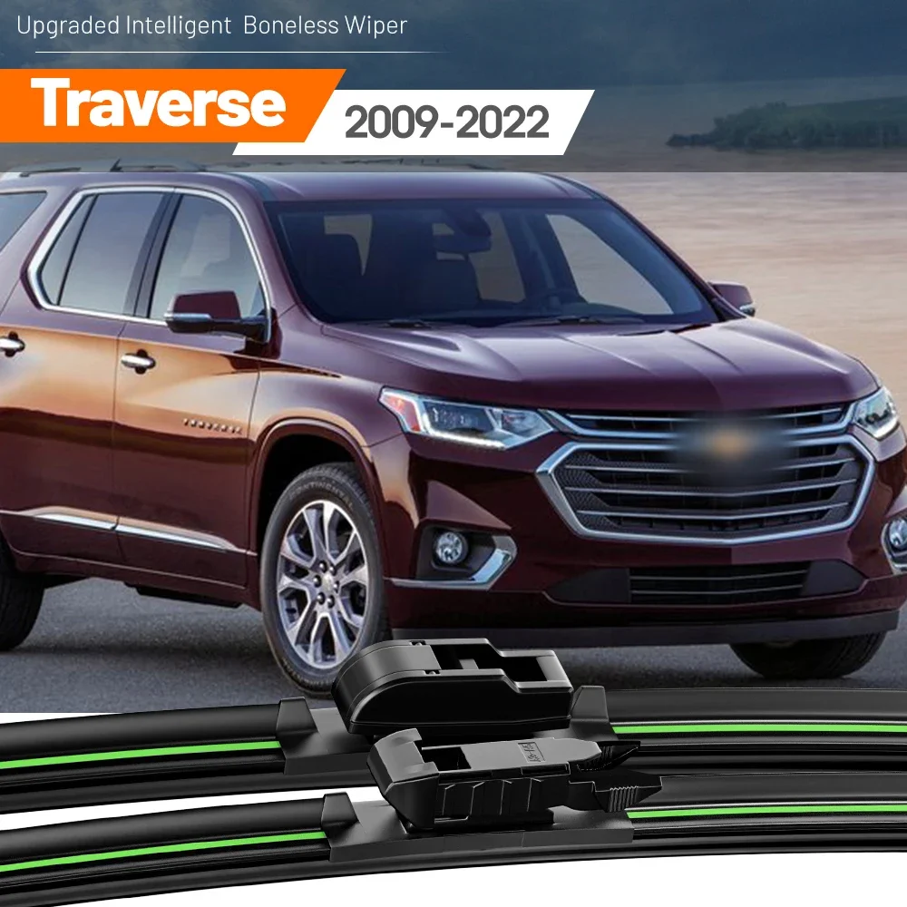 

2pcs For Chevrolet Traverse 2009-2022 Front Windshield Wiper Blades 2010 2011 2012 2015 2017 2018 Windscreen Window Accessories