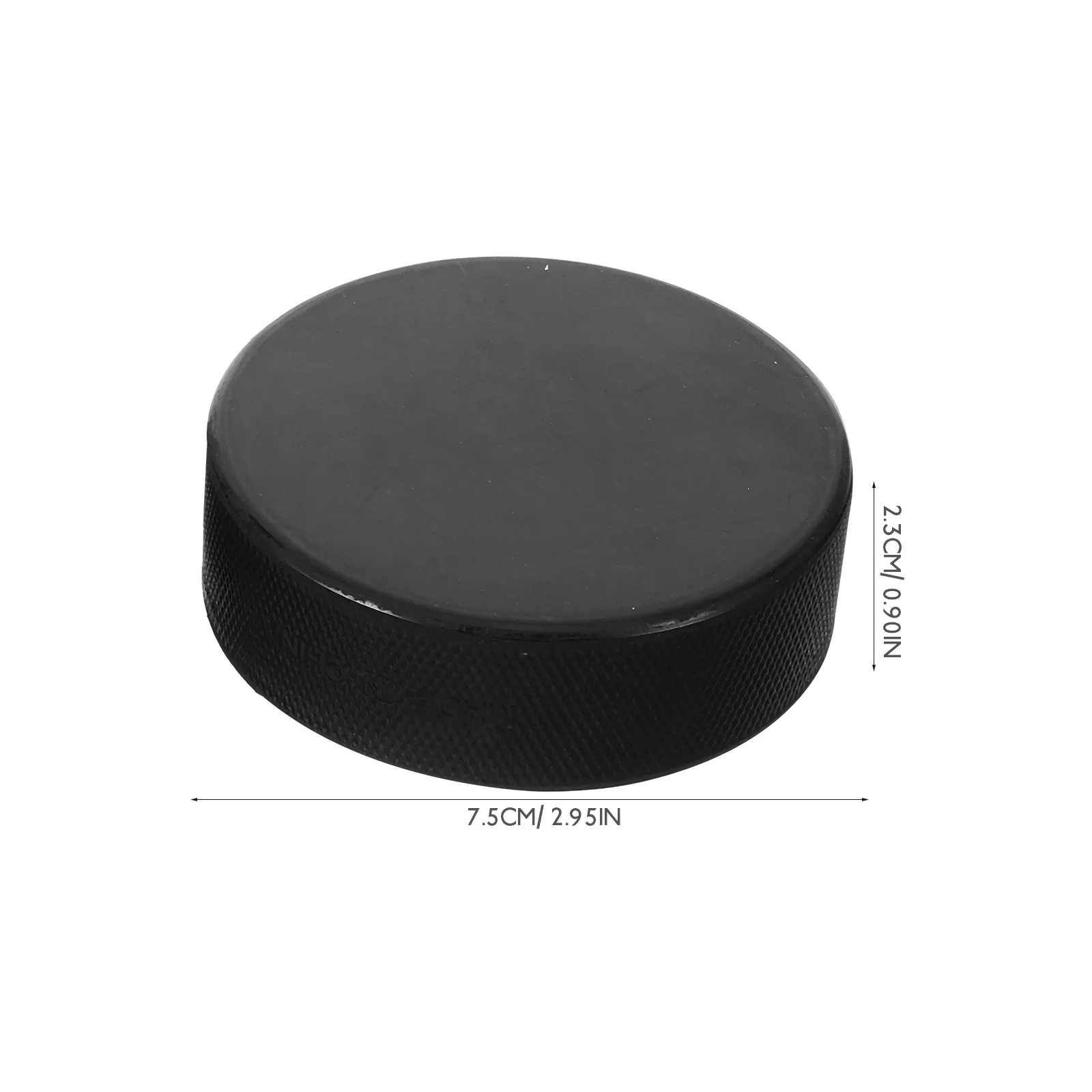 

2Pcs Ice Hockey Puck Plastic Anti-Slip Texture Smooth Flat Both Sides for Indoor Outdoor Roller Hockey Training Competition