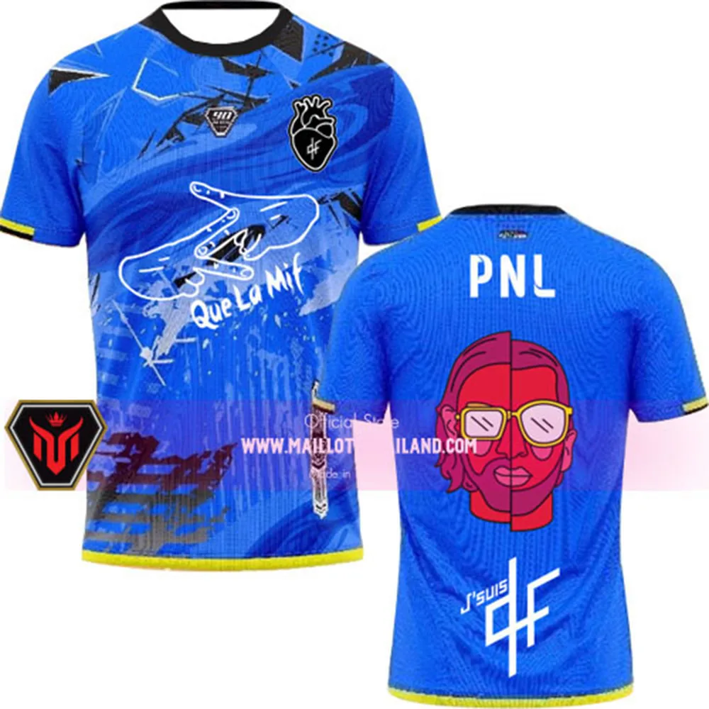 

Новая летняя футболка Maillots thailande 90Minute MM9 Maillots PNL, топ для детей и взрослых, свободная дышащая футболка с круглым вырезом для мужчин и женщин, спортивная футболка
