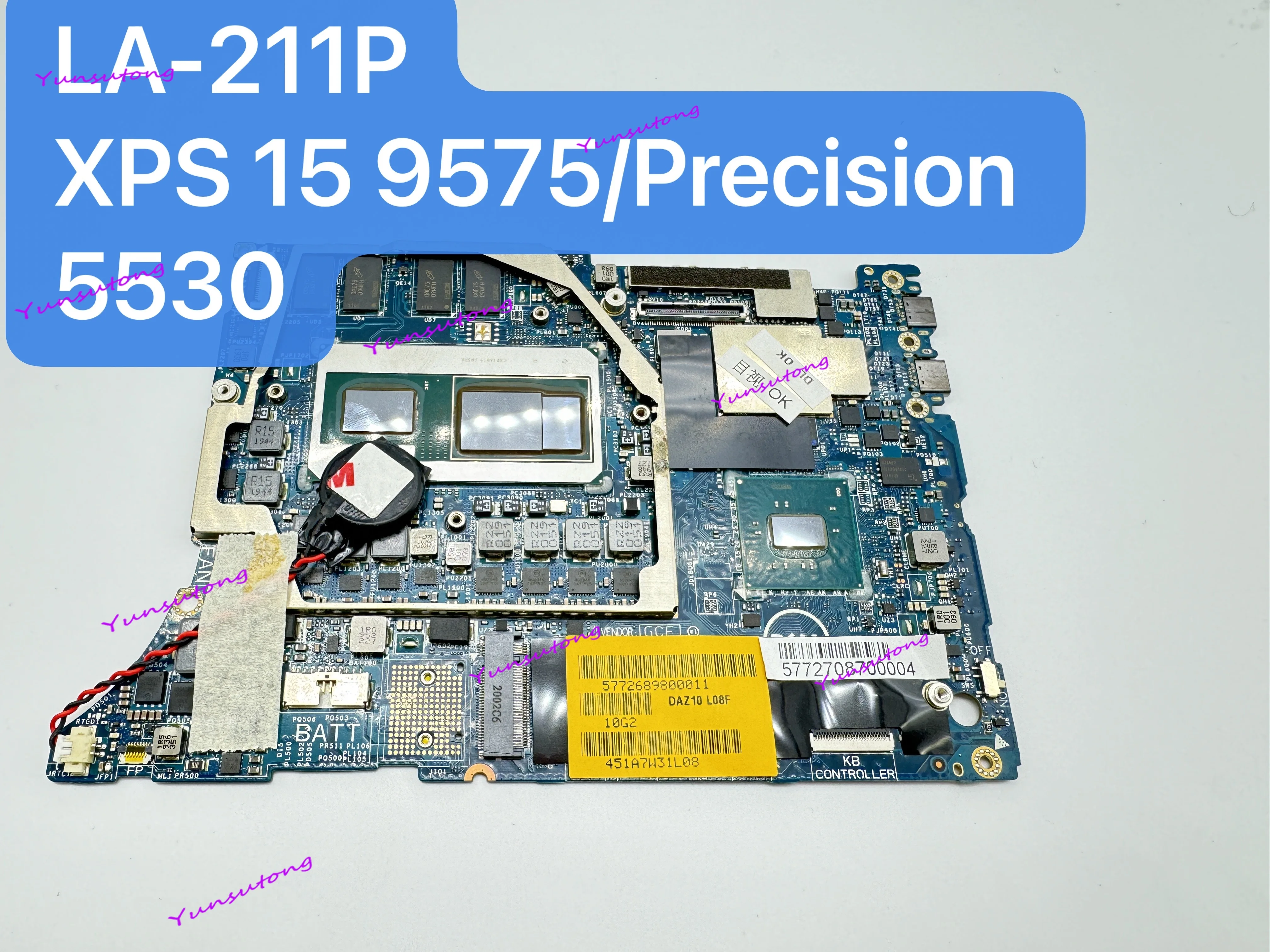 

LA-F211P с процессором i5-8305G i7-8705G, материнская плата 8 ГБ/16 ГБ ОЗУ для Dell XPS 15 9575/Precision 5530, материнская плата для ноутбука