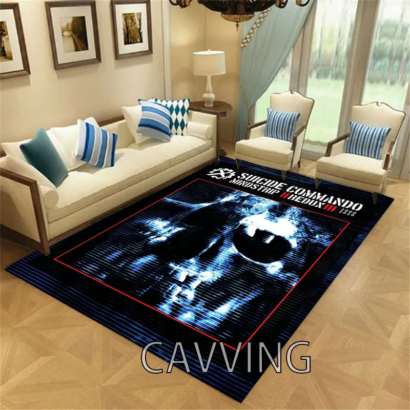 Suicide Commando  Rock  3D Print Carpets Flannel  Rugs Anti-slip Large Rug Carpet  Home Decoration for Living Room Bedroom