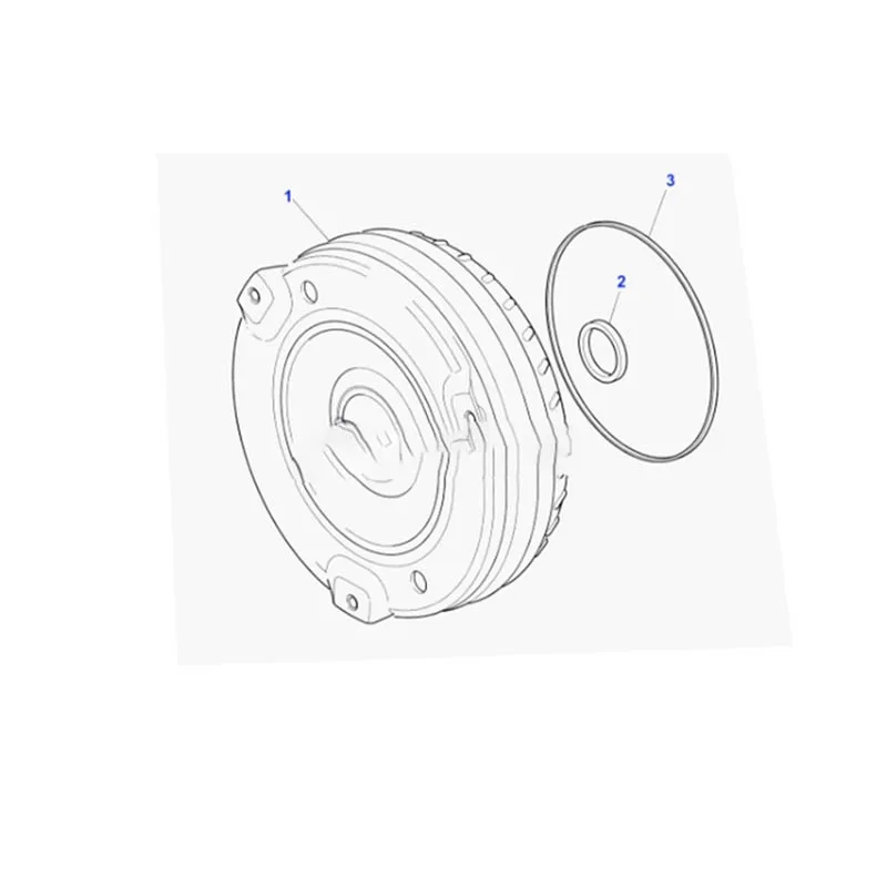 NBJKATO Brand New Transmission Torque Converter Front Oil Seal C2C6727 For Jaguar XF XJ ST XE XT