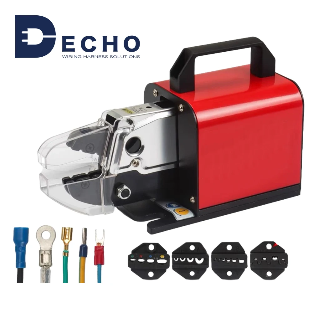 DECHO DE-5ND 6.0mm2 Pneumatic Type Terminal Crimping Machine FEK-5ND Hydraulic Hose Crimping Machine