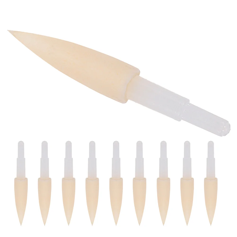 10 قطع من رؤوس القلم الناعمة البديلة، تجربة كتابة سلسة، مثالية للمبتدئين، أطراف أقلام ناعمة للخط الخبرة #2