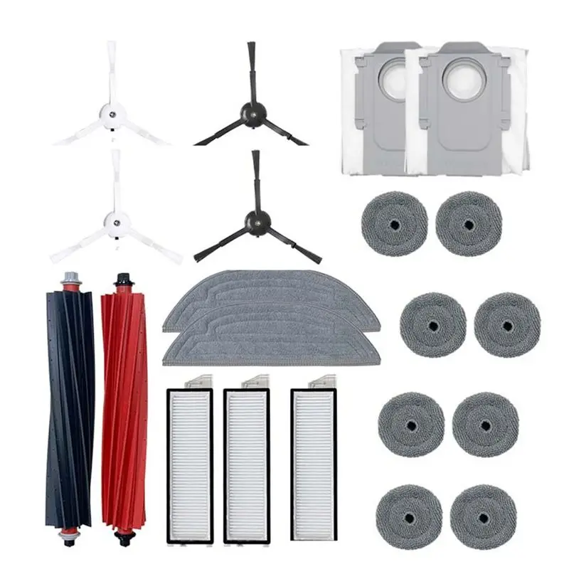

ABRW-21 Pcs Ultra Durable Accessories For Roborock G20s S8 Maxv Ultra Sweeper Accessories