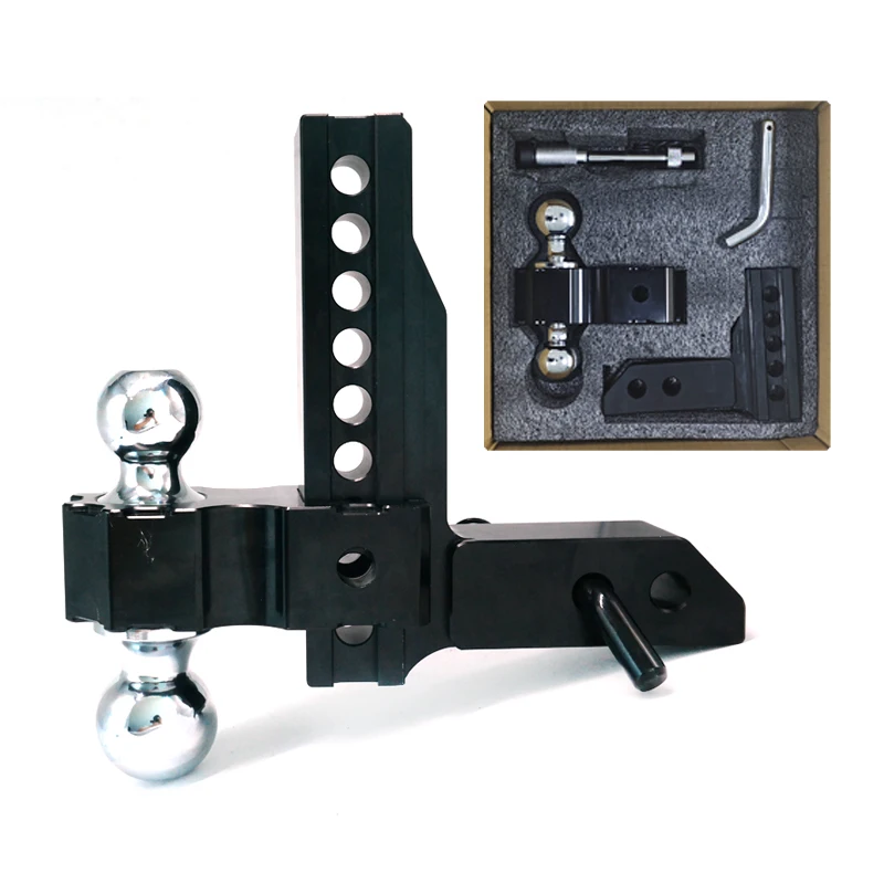 Factory Odm Oem High Quality Towing Hook 2-inch Adjustable Stainless Steel Tow Ball Trailer Hitch Ball Mount For Towing