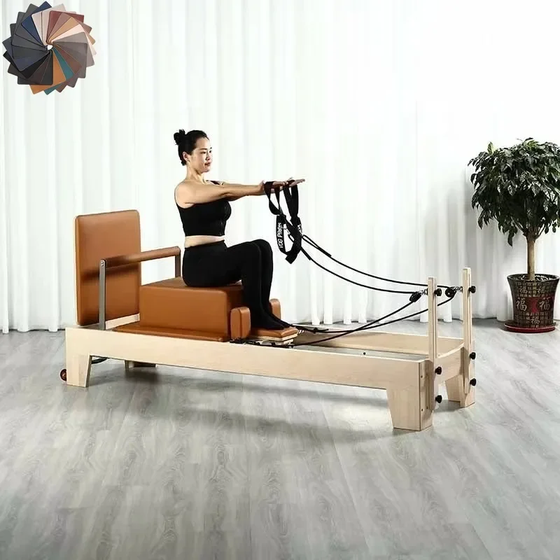 Best Price wooden Pilates Reformer Machine for Yoga Commerical Exercise Reformer Pilates Studio