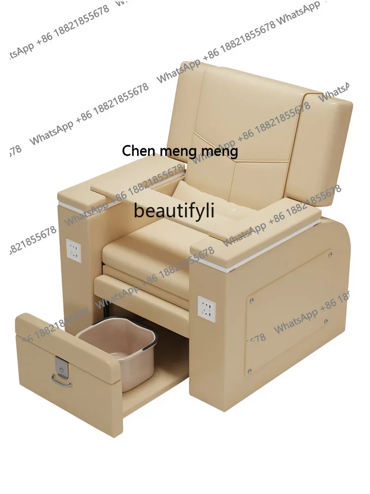 Nail Beauty Sofa Electric Foot Maage Armchair Hand and Foot Care Multifunctional Foot-Washing Pedicure Chair Eyelash