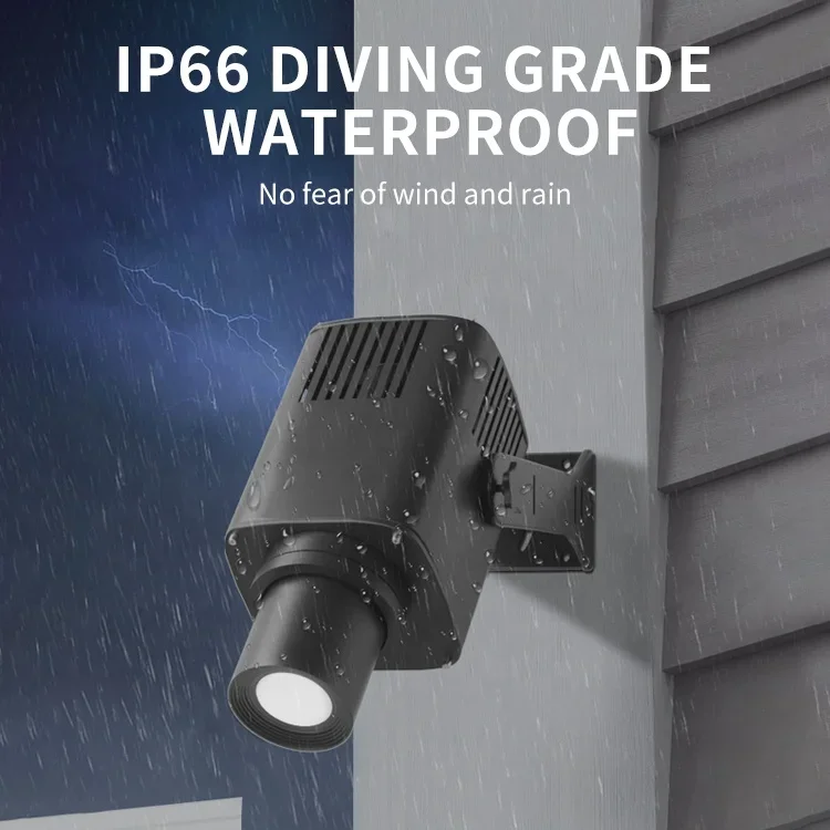 TNT Outdoor 25W-80W IP67 Waterproof LED Logo Projector Aluminum Body Grade Gobo Projectors for Outdoor Advertising