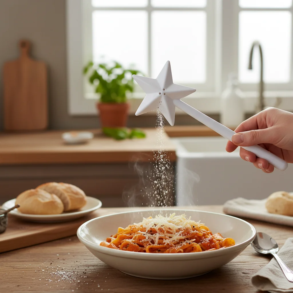 Seasoning Dispenser Creative Kitchen Tool for Home Cooks Stainless Steel Salt Pepper Shaker Portable Magic Wand Durable