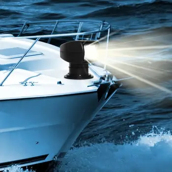 Barra luminosa a LED da lavoro per auto da 4 pollici e 60 W, lampada di guida per fuoristrada, barca, trattore, camion, 4x4, SUV, ATV, luce stroboscopica rossa e blu 10 best sales faro di ricerca per barche - №10