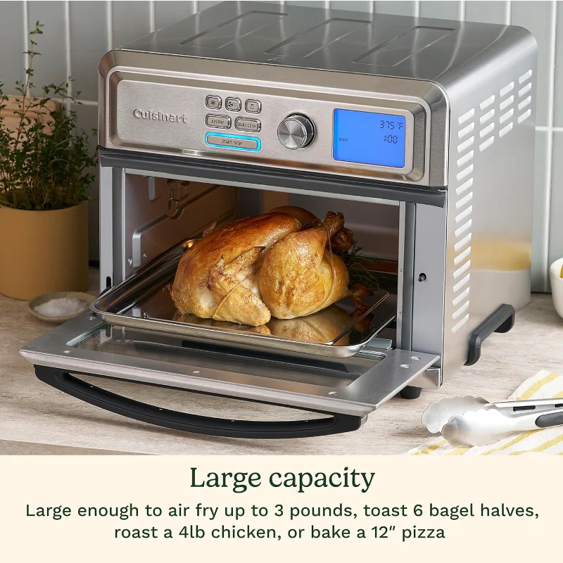 Cuisinart TOA-95 Forno per tostapane digitale AirFryer, forno premium da 1800 Watt con display digitale e controlli – Capacità extragrande