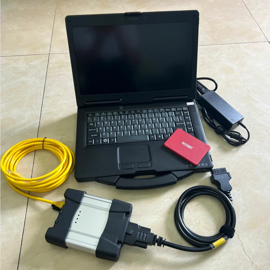 Icom Next Interface Lan Cable OBD2 Cable V09.2026 Software in 1TB SSD Toughbook CF53  I5 8G for BMW Cars Diagnostic Tool