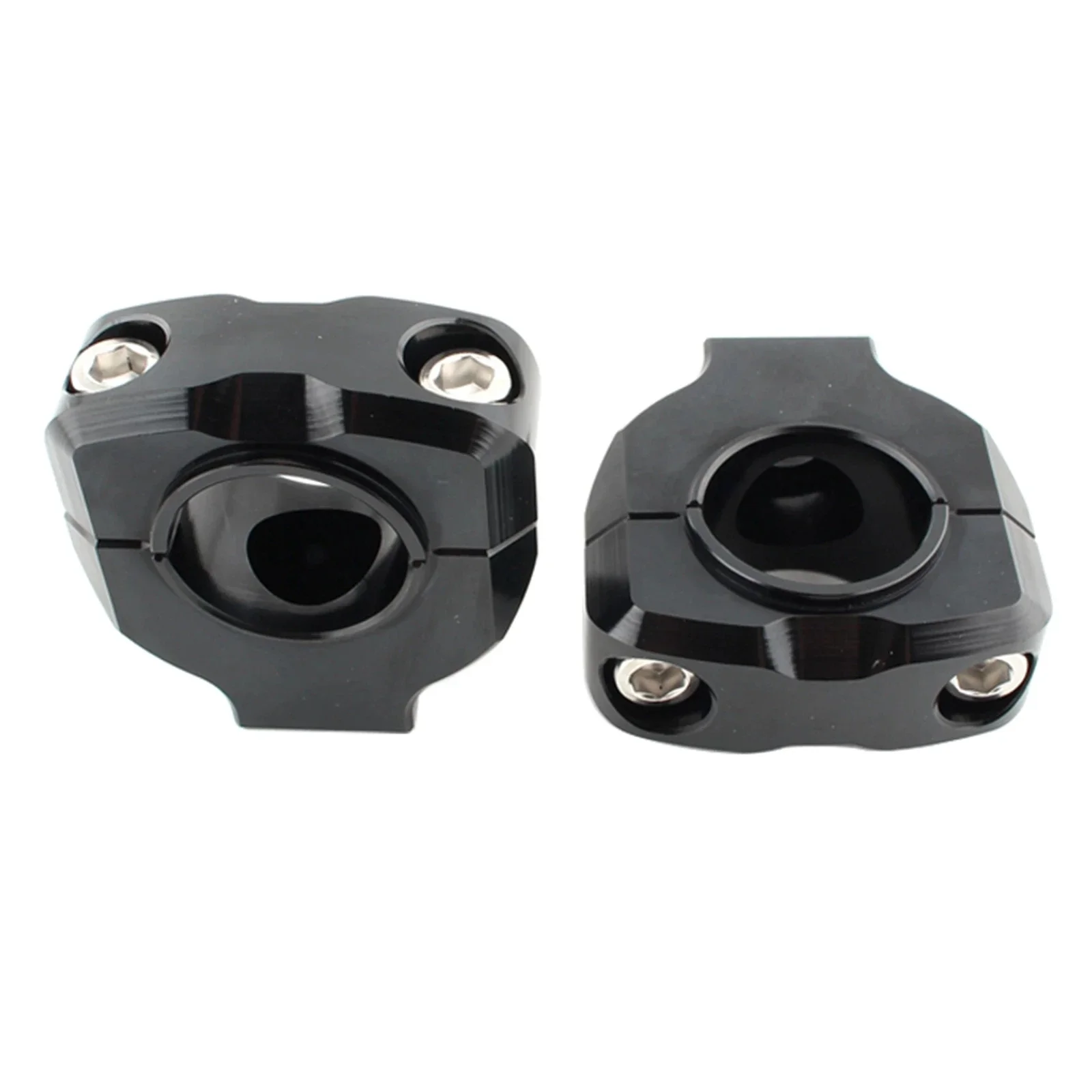 Pack of 2 1/8inch 28mm Handlebar Risers Mount Clamps for Motorcycle ATV Dirt Bike