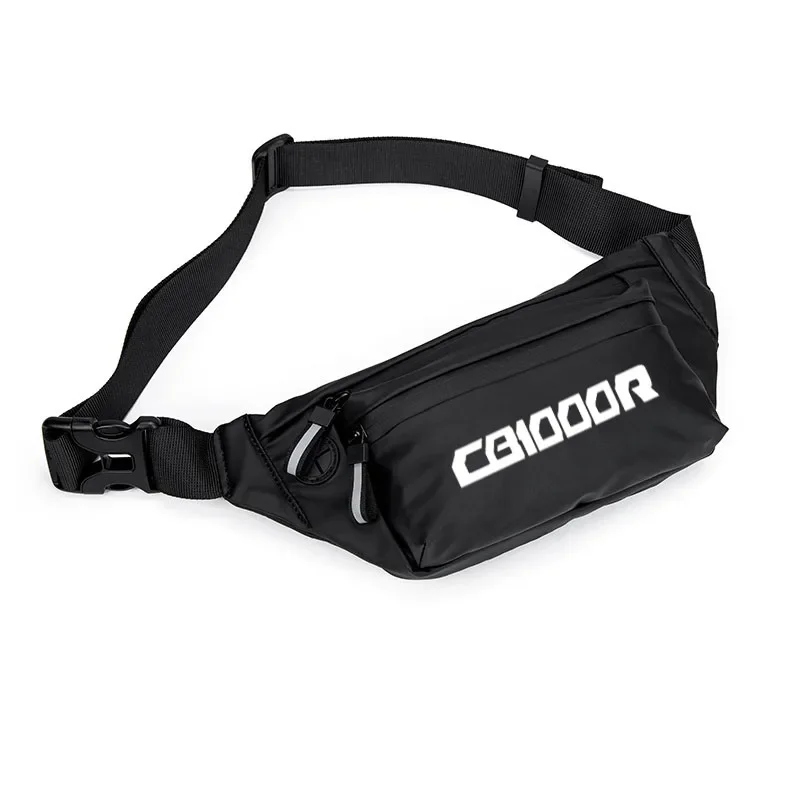 For  CB1000R NeoSportCafe LOGO Men Waist Pack Belt Hip Bum Slant back bag Chest Bag Male Motorcycle Riding Antitheft Purse