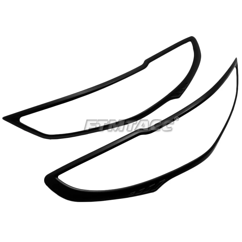 ABS Matte Black Trunk Trim Tail Gate Rear Door Handle Bowl Headlight Lamp Tank Cap Cover Fit For Mazda BT50 BT-50 2021 2022