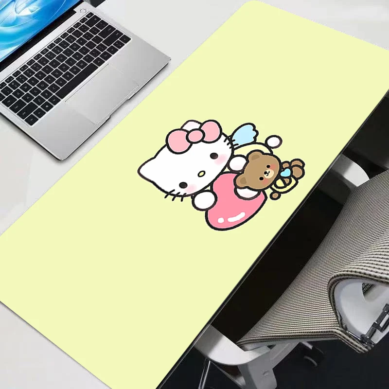 لوحة ماوس هالو كيتي كمبيوتر صغير كمبيوتر محمول أنيمي لوحة المفاتيح ماوس حصيرة كبيرة لوحة المفاتيح لوحة المفاتيح ألعاب الديكور حصيرة مكتبية #1