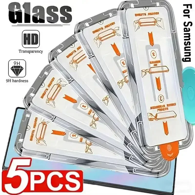 HD Clear Screen Protector For Samsung Ultra Galaxy S26 Oleophobic Coating Easy Installation Dust Free Tempered Glass Film