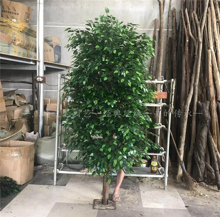 

Эмуляционное искусственное дерево, большое растение для гостиной, макрокарпа, украшение для ствола из цельного дерева