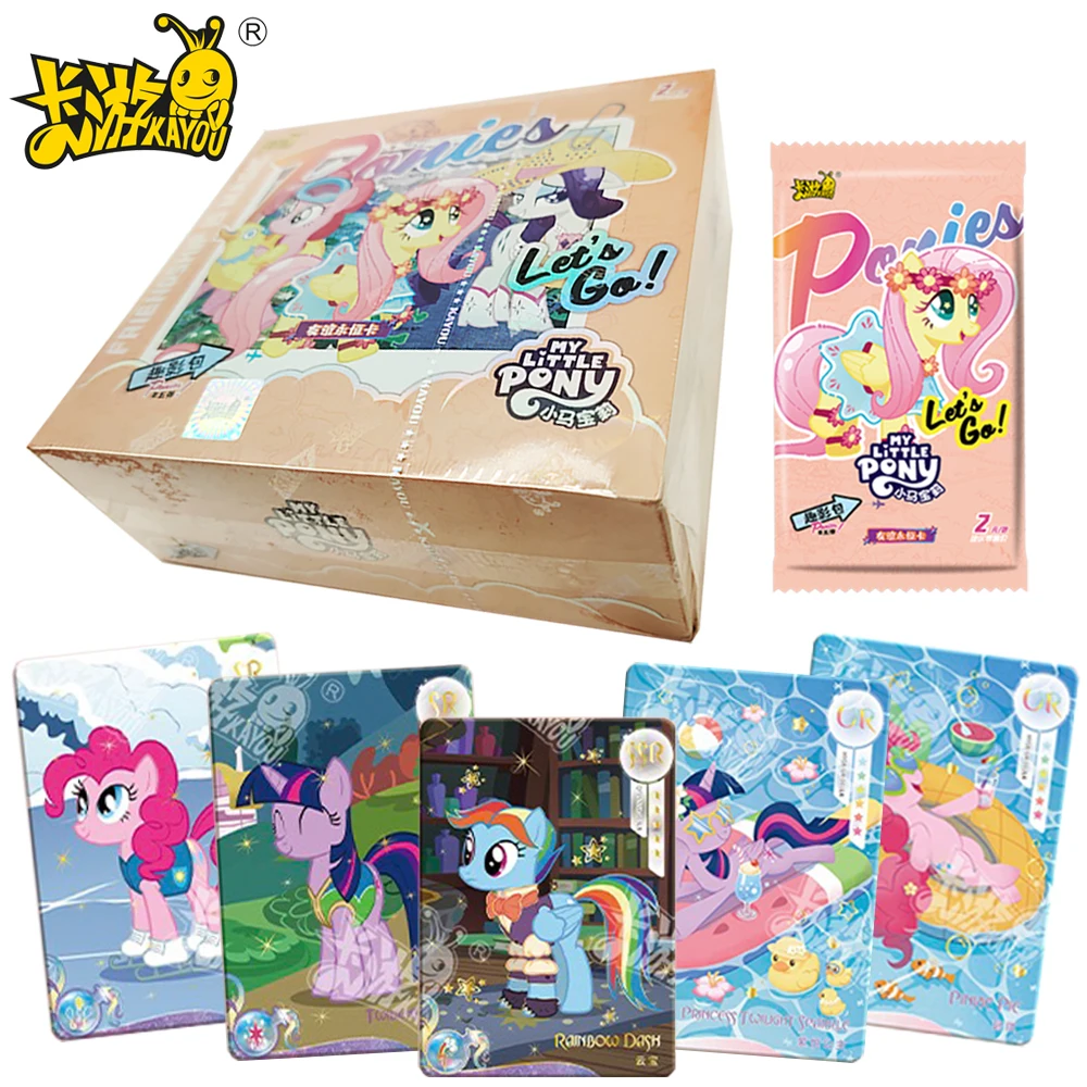 

Оригинальная коллекционная карта Kayou My Little Pony, американская мультяшная забавная игрушечная карта для любителей любимых звездных волн, креативная карта персонажей
