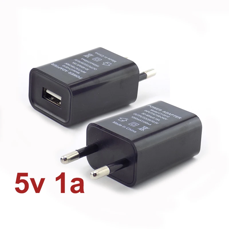 Universal 5V 1A 2A 3A USB Power Adapter Mobile Phone Charger Electrical Socket EU Plug Travel Charger Adapter J17