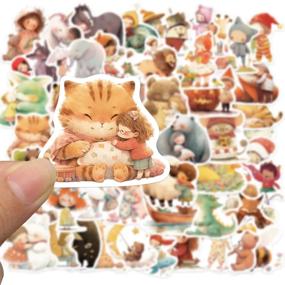 10/30/50Pcs Dream Fairy Waterproof Graffiti Sticker Aesthetic Decorative Luggage Laptop Cup Phone Diary Scrapbook Kids Stickers