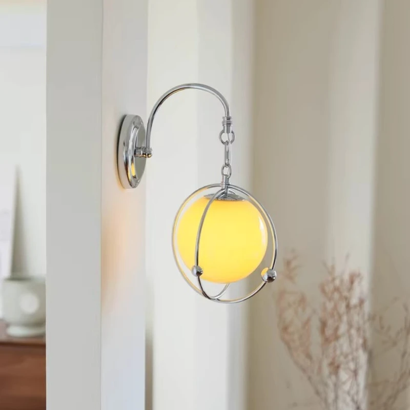 

Medieval Bauhaus Magic Bean Wall Lamp French Retro Children's Room Bedroom Bedside Star Chain Corridor Aisle Lighting Fixtures