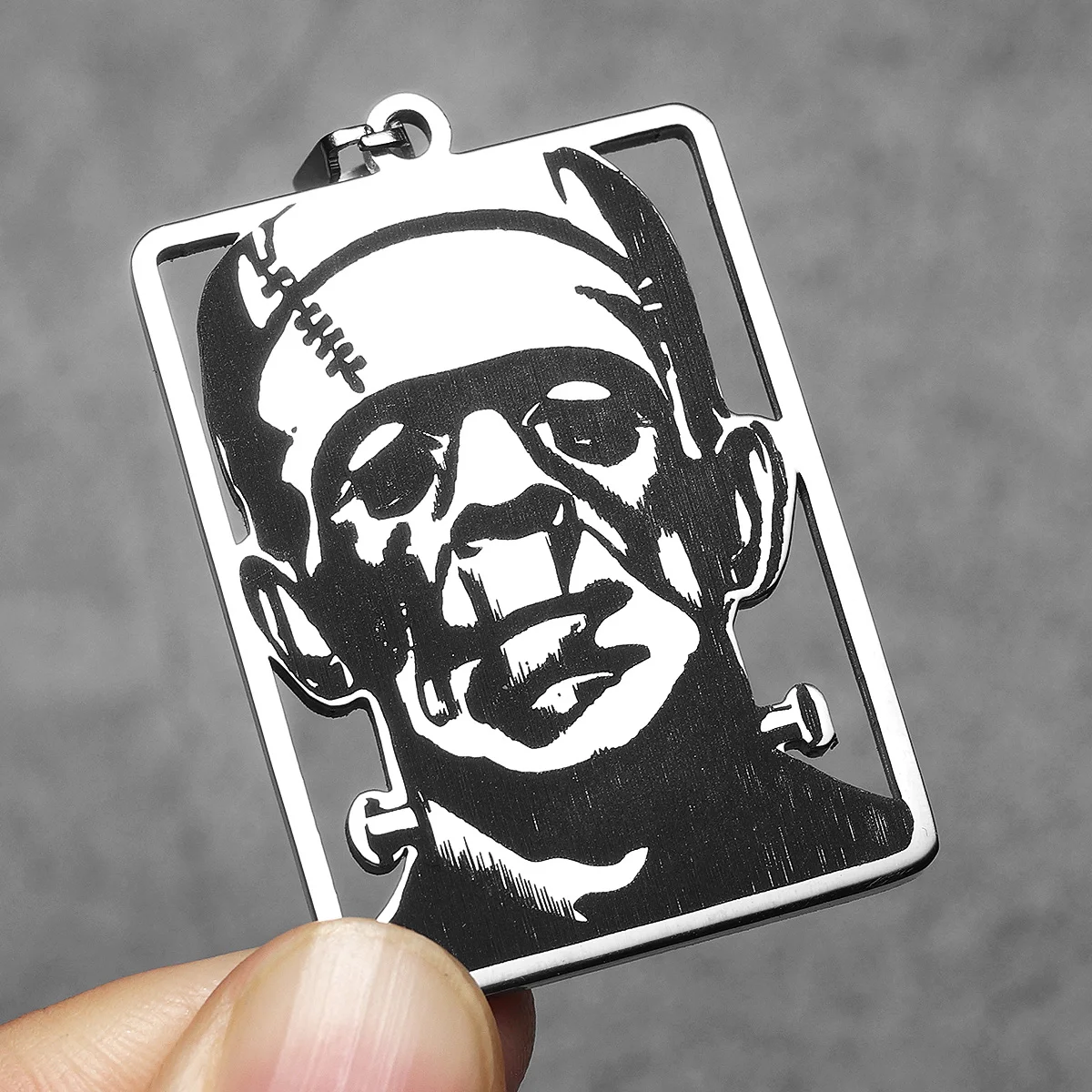 فرانكنشتاين الجوف الرجال القلائد الفولاذ المقاوم للصدأ قلادة سترة سلسلة النساء فاسق مجوهرات الأزياء اكسسوارات هدايا بالجملة