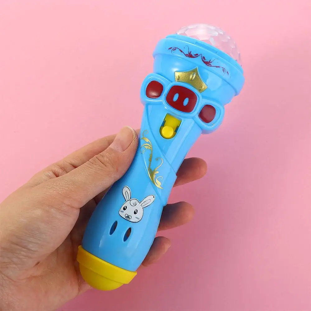 

Toys LED Projection Microphone Led Accessories Starry Flashlight Toys Glowing Magic Stick Flashing Stick Microphone Shape Toy