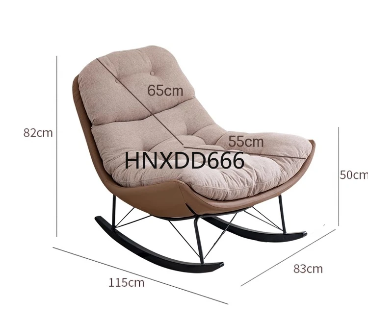 

Rocking chair single sofa living room balcony light luxury leisure lazy recliner