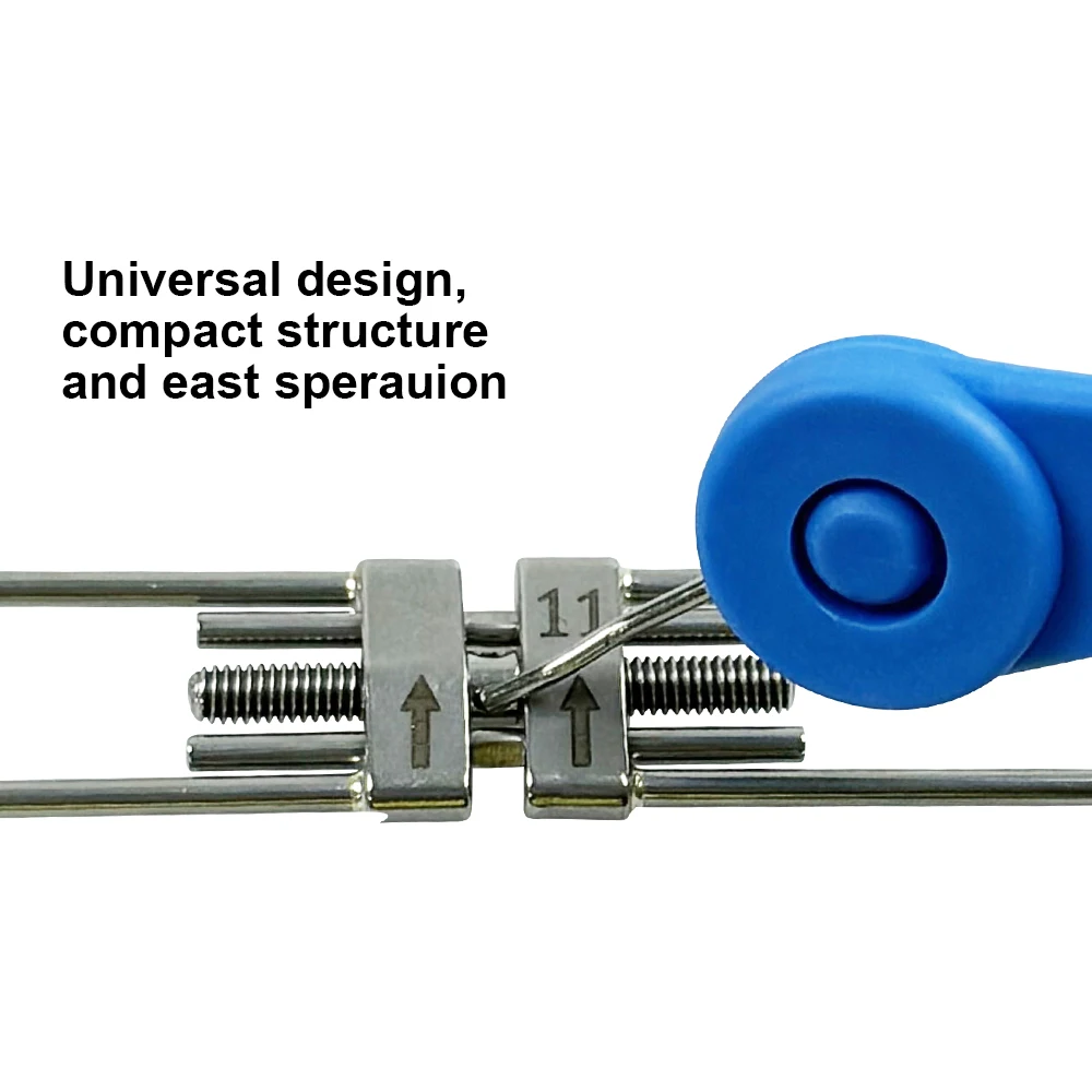 4 Sizes Dental Rapid Palatal Expander with Turning Key Orthodontic Expansion Screw Adjustment Tool for Upper Jaw Widening
