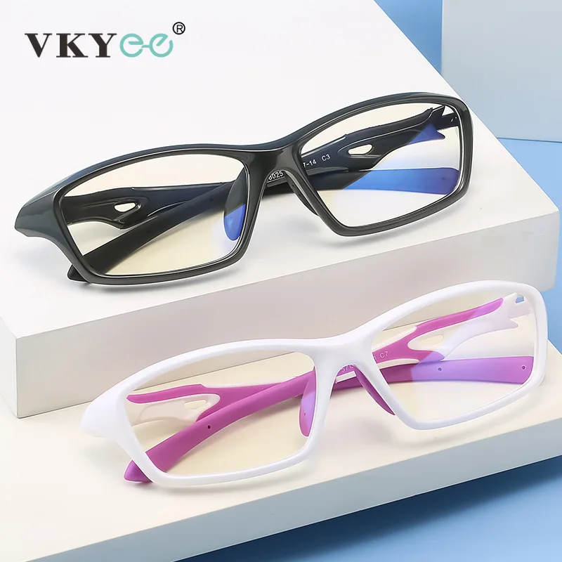 

VICKY Sports Glasses Fashion Frame Cycling Glasses Men and Women Outdoor Anti-blue Light Glasses Can Be Customized Prescription