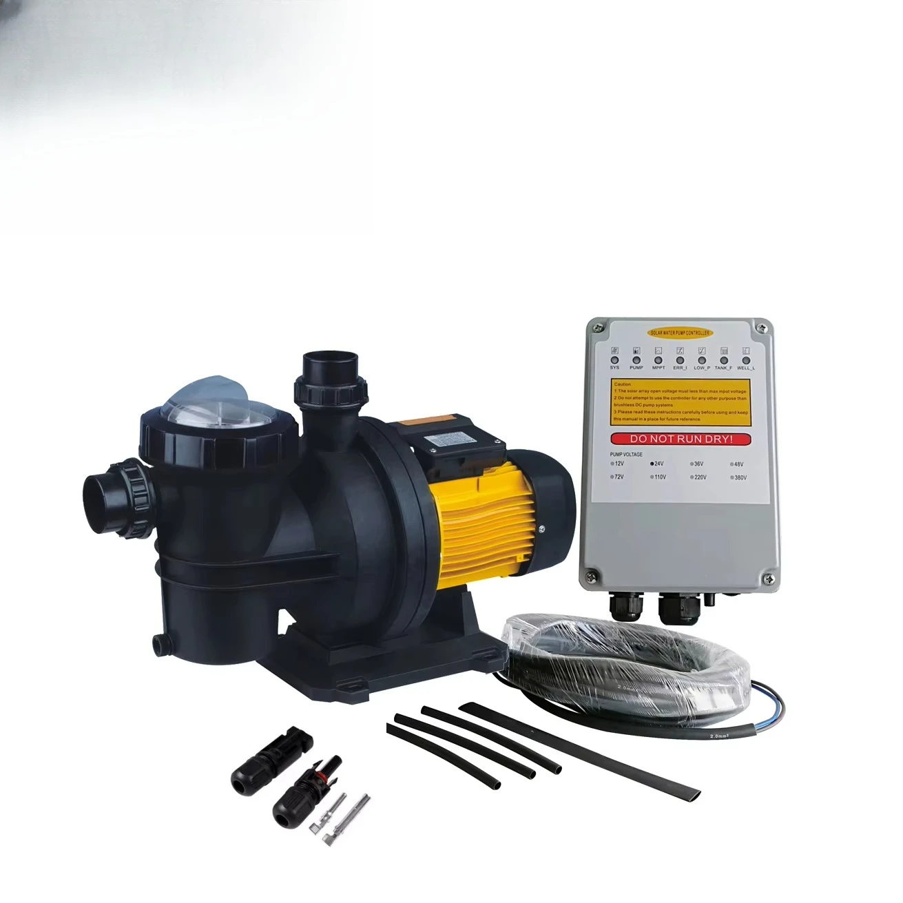 JP17-15/500 Solar Powered Swimming Pool Circulation Water Filter Motor Pump with 48V DC Brushless Motor