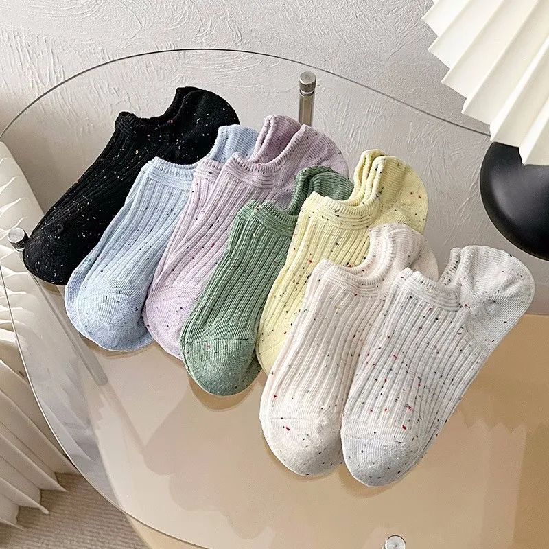 Skarpety damskie kapcie letnie nowe trendy Casual skarpetki niewidoczne dziewczęce antypoślizgowe japońska moda niewidoczne skarpetki dla kobiet Kawaii — zdjęcie 6