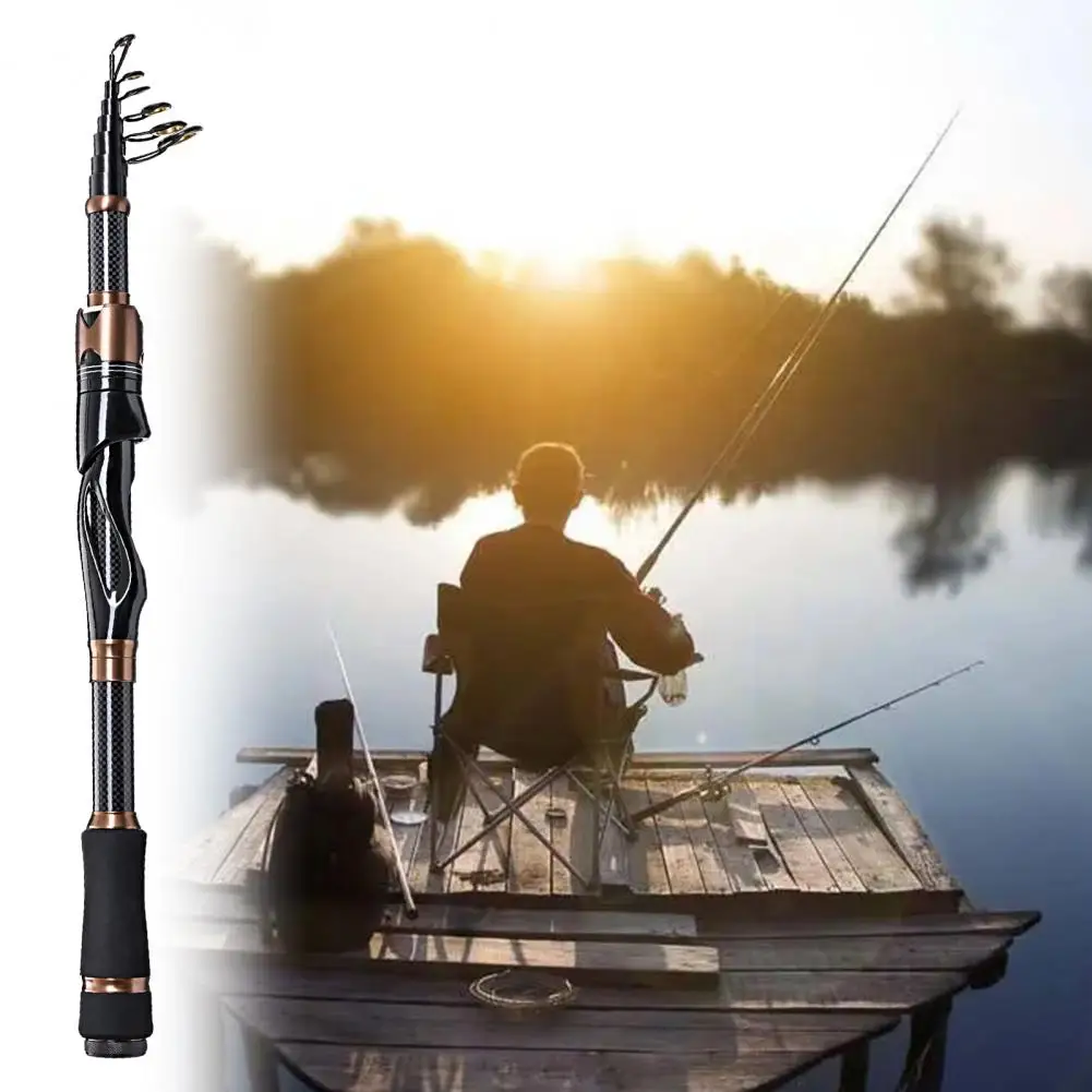 

Lure Rod Useful Sturdy Fishing-Tackle Carbon Portable Marine Fishing Rod for Beginner