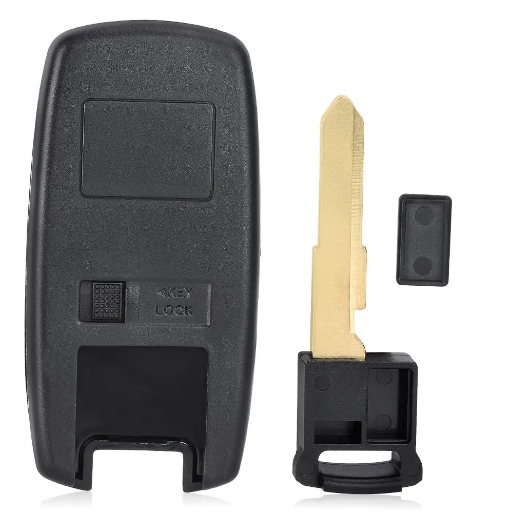 DIYKEY dla Suzuki SX4 Grand Vitara 2007-2011 2 przyciski inteligentny brelok 315 mhz ID46 Chip FCC: KBRTS003 + nieoszlifowane ostrze klucza